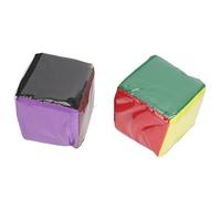Yechiry Dados de Bolsillo Divertidos y Educativos con Ventanas Transparentes para Tarjetas Flash para Niños a Partir de 3 Años - Juego de 2 Dados de Juego de Espuma Suave con Bolsa