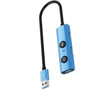Yechiry Dispositivo Traductor de Idiomas, Estación de Acoplamiento Inteligente de IA, Traducción de Voz USB Multifuncional con GPT Deepseek, 129 Language Translator para Negocios y Aprendizaje