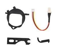 Yechiry Dreamcast DC Kit de Montaje de Impresión 3D para Mini Ventilador de Refrigeración sin Escobillas, Accesorio de Ventilador de Consola Premium Silencioso para Emuladores USB GDROM y GDEMU,