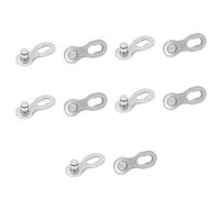 Yechiry Eslabón Perdido para Bicicleta, Eslabón de Cadena de Bicicleta de Liberación Rápida de Acero Reutilizable, 5 Pares de Eslabones de Cadena con Construcción Duradera, Ideal para Cadenas de 6,