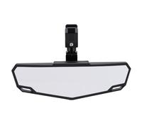 Yechiry Espejo Retrovisor Central UTV, Vidrio Convexo para una Visión Más Amplia, Ajuste Ajustable para Jaulas Antivuelco de 1,75 a 2 Pulgadas, Material ABS Duradero, Fácil de Instalar