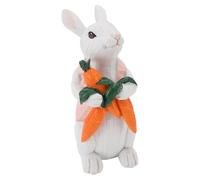 Yechiry Figura de Conejito de Pascua, Decoración del Hogar de Estilo Vintage de Primera Calidad, Figura con Detalles Realistas con Diseño de Primavera, Ideal para Bodas, Decoración de Pascua en