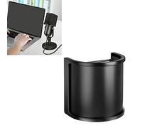 Yechiry Filtro Pop de Micrófono Compacto de 3 Capas para una Calidad de Sonido óptima Al Grabar, Hablar y Cantar, Materiales de Alta Calidad, 8 X 8 Cm