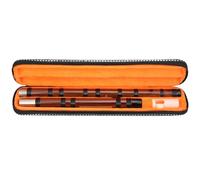 Yechiry Flauta de bambú con Llave D, Instrumento de Viento Tradicional de bambú Amargo Seco, Flauta con Grabado de Poema Chino y Junta de Latón Pulido Fino, Ideal para Principiantes, Rendimiento y