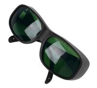 Yechiry Gafas de Seguridad, Gafas de Protección Profesionales OD4 1064 Nm, Marco Negro, Lentes Verdes, de Seguridad Láser para Dispositivos y Equipos de Belleza Pico Second OPT