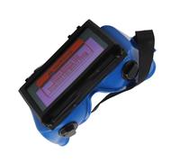 Yechiry Gafas de Soldadura con Oscurecimiento Automático Solar, Máscara Protectora para Ojos para Soldador, Sitio de Construcción de de Argón de Gas Eléctrico, Ajuste de Sombra Ajustable (BLUE)