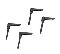Yechiry Gire el de Bloqueo, 4 Piezas M8 Man Hild Manijas Ajustables Mandillas de Palanca de Bloqueo de Plástico con de Fijación Ajustable, Perillas de Máquina de Metal (Longitud de tornillo 25 mm)
