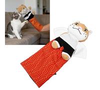 Yechiry Guante Interactivo para Gatos con Funda Protectora, Guante de Karate, Cabeza Móvil, Tela Transpirable, Material Resistente a los Arañazos para Juegos de Mascotas, Evita