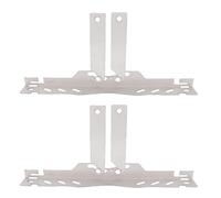 Yechiry Herramienta de Alineación de Ruedas, Paquete de 2 Placas de Alineación de Dedos Mejoradas de 23,6 X 2,1 X,4 Pulgadas con Hoja de Conexión, Kit Resistente para Automóviles, Camiones, SUV,