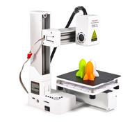 Yechiry Impresora 3D para Principiantes, con Boquilla Totalmente Metálica y Tamaño Compacto, Admite Filamentos PLA y TPU, con Tarjeta de Memoria Conexión USB, para Proyectos Educativos e (White)