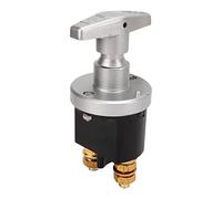 Yechiry Interruptor de Corte de EnergíA de Batería, 12 V 500 A, Interruptor Maestro de Desconexión de Batería Resistente Al Agua con Caja de Aleación de Zinc, para Coche, Barco, RV,