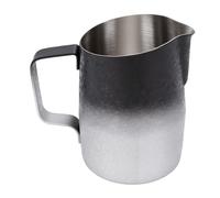 Yechiry Jarra para Espumar café de 450 Ml, Jarra para Espumar Leche de Acero Inoxidable con Pico de águila, Diseño Unibody para Barista Latte Art, Uso Diario de café Al (Plata Degradada)