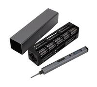 Yechiry Juego de Destornilladores Eléctricos Pantalla OLED Motor de 150 RPM Batería de 500 MAh 4 Luces LED Destornillador Inalámbrico con 3 Engranajes de Torsión para Reparación de