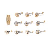 Yechiry Juego de Enrollador de Reloj de Latón, Herramienta de Enrollador de Corona de Reloj, Herramientas de Relojero de Bricolaje para Reparación de Talleres de Joyería, Kit de