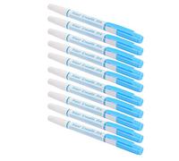 Yechiry Juego de Rotuladores Textiles de 10 Uds., Bolígrafos Borrables con Agua de Doble Cabezal para Sastrería, Ideal para Coser y Acolchar, Azul, Morado y Rojo (BLUE)