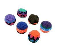 Yechiry Juego de Sacos de Punto Hechos a Mano, 6 uds., Bolas de Ganchillo Multicolores para Entrenamiento de Agilidad, Diversión Al Aire