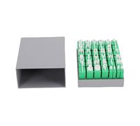 Yechiry Juego de Sellos de Arcilla, Letras Minúsculas y Símbolos con Tamaño de Carácter de 1/2 Pulgada para Manualidades, Decoración de Galletas, Fondant, Prensa en Relieve para