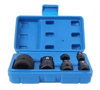 Yechiry Kit Convertidor de Casquillos de Impacto, Juego de 6 Piezas CR MO, Kit de Casquillos de Acero Al Cromo Molibdeno, Convertidor de Rodamientos de Bolas con Sujeción Segura y Superficie a