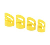 Yechiry Kit de Protección para la Punta de los Dedos, Diseño Ergonómico Cómodo para Intérpretes de Varios Instrumentos de Cuerda (YELLOW)