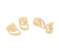 Yechiry Kit de Protección para la Punta de los Dedos, Diseño Ergonómico Cómodo para Intérpretes de Varios Instrumentos de Cuerda (Beige)
