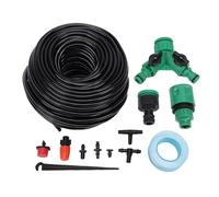 Yechiry Kit de Riego por Goteo de 148 Piezas, de Riego Automático de Jardín con Tubo de 98 Pies de 1/4 Pulgadas, 3 Modos de Agua Ajustables para Jardín, (Kit de Automático de 30 Metros