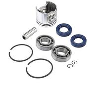 Yechiry Kit de Sello de Aceite de Anillos de Pistón de 37 Mm para 017 MS170, Reemplazo Duradero y de para Cortadora de Césped, Fácil de Instalar, Metal, Incluye 1 Pistón, 2 Anillos, 2 Sellos de Aceite