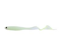Yechiry Kit de Señuelos de Pesca Blandos de PVC Duradero, 5 uds., Juego de Cebo de Cola de Trucha con Cabeza de Serpiente de 13cm, Señuelos de Colores Intensos para Pesca de Lubina, 6 Tipos (Luminoso)