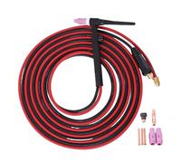 Yechiry Kit de Soplete de Soldadura TIG, Encendido Por Alta Frecuencia Sin Fugas Portátil Soplete TIG Flexible con Manguera de Aire de 13 Pies y Enchufe de 35-50mm² para Fabricación