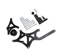 Yechiry Kit de Soporte Serpentino del Motor, Aleación de Aluminio Duradera y Negra para Reubicar el Alternador en Silverado Sierra, 1500 2500 3500 1999-2014