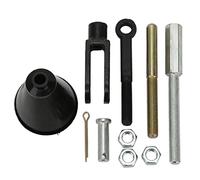 Yechiry Kit de Varilla de Empuje de Pedal de Freno, Juego de Varillas de Empuje de Cilindro Maestro Manual Ajustable, Reemplazo de la Bomba de Freno Automático Universal para el Automóvil