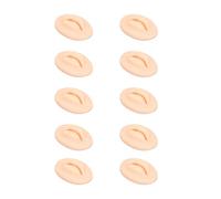Yechiry Labios Falsos 3D de Silicona Modelo de Labios Falsos Elásticos Suaves para Práctica de Principiantes, Modelo de Práctica de de Boca Abierta de 10 Piezas para Entrenamiento de Enseñanza (Piel