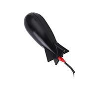 Yechiry Lanzador de Cebo, Alimentador de Carpas, Bomba Grande, Flotador, Señuelo, Soporte para Cebo para Pesca a Larga Distancia, Material PP Duradero, Pescadores Serios (Black)
