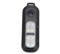Yechiry Llavero de Alarma de Seguridad, Alarma de Seguridad de Emergencia Fuerte de 130 DB con Luces LED de 3 Colores, Personal a Prueba de Agua, Silbato de Violación para Correr (Black)