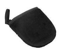 Yechiry Manoplas de Bronceado, Manopla Autobronceadora Flocada, Manopla Aplicadora de Loción para Bronceado sin Sol, Esponja de Microfibra (BLACK)