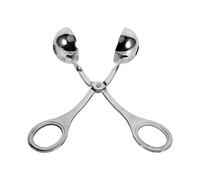 Yechiry Máquina para Hacer Albóndigas de Acero Inoxidable, Cuchara para Hacer Bolas de Carne de 1,38 Pulgadas, Máquina para Bolas de Melón con Fácil Liberación, Ideal para Helados, Recogida de