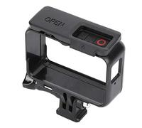 Yechiry Marco Protector Negro ABS Resistente a los Golpes para Cámara Deportiva One R, Ligero con Base de Conector para Viajes y Selfies, 1 Pieza
