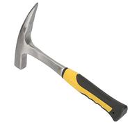 Yechiry Martillo de Pico de Pato de Ladrillo para Estudio Geológico Martillo de Cabeza Plana de Acero con Alto Contenido de Carbono Tratado Térmicamente Duradero para Medición de la Dureza de la