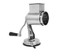 Yechiry Masher de Nueces Manual, Trituradora de Nuez de Manivela, Molinillo de Rallador de Queso Giratorio Manual, Molinillo de Acero Inoxidable con 5 Tambores y Taza de Succión para