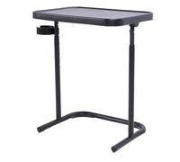 Yechiry Mesa de Lata, Mesita de Noche con un Ajuste de Altura de 3 Niveles Tablero de Escritorio Magnético Desmontable para Sala de Estar Dormitorio Dormitorio RV