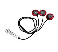 Yechiry Micrófono de Transductor de Guitarra Auto Adhesiva, Ideal para Violín de Ukelele con Gato Endpin, No Se Requiere Batería, Recolección Musical