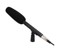 Yechiry Micrófono para Entrevistas, Micrófono Condensador de Alta Sensibilidad, con Pinzas de Zapata con Puerto XLR, Ideal para Grabación de Reuniones en Interiores y Exteriores
