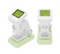 Yechiry Microscopio Digital, Microscopio Portátil de Mano, Aumento de 120X a 1200X Grabación de Video Fotográfica Incorporada para Estudiantes Exploración Científica Aula Uso Al Aire