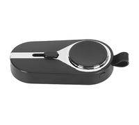 Yechiry Mini Cargador de Reserva de Emergencia Portátil del Llavero del Banco 2000mAh del Poder para el Material del ABS del Viaje Al Aire Libre (Black)