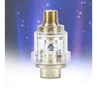 Yechiry Mini Lubricador de Aceite en Línea BSP de 1/4" para Herramientas Neumáticas y Compresores de Aire, Cuerpo Transparente de Alto Impacto, Lubricación Automática para un Funcionamiento Más Suave