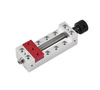 Yechiry Mini Prensa de Taladro de 2,56 Pulgadas de Ancho de Mandíbula, Abrazadera Plana de Acero de Aluminio, Tornillo de Banco de Rueda Ajustable Retro, Ideal para Fabricación de Joyas, Grabado,