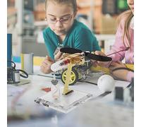 Yechiry Modelo de Motor Stirling de Aire Caliente para Avión, Hélice de Avión, Experimento Científico, Enseñanza de Física, Construya su Propio Motor Stirling, Ideal para Educación Científica