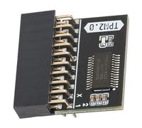 Yechiry Módulo TPM 2.0, Procesador de Cifrado de Chip de Seguridad de 20 Pines, Procesador Criptográfico Retro para Placa Base de PC, Soporte de Memoria DDR4, Ideal para Seguridad Informática