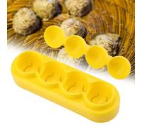 Yechiry Molde de Arroz con Forma de Bola con Dispositivos de Estampado, Material PP Seguro para Alimentos para una Preparación de Comidas Rápida y Divertida
