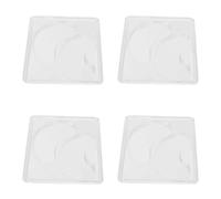 Yechiry Molde de Máscara de Ojos Transparente Reutilizable para Hacer Máscaras de Ojos Saludables, Fácil de Limpiar, 12 Piezas para Moldes de Parches de Máscara Facial de Bricolaje, Productos para el