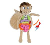 Yechiry Muñeca de Aprendizaje de Anatomía de órganos del Cuerpo Humano, Ayuda de Enseñanza de Felpa para Niños en Edad Preescolar, Herramienta Educativa de 18,1 Pulgadas (Chico Organo Humano)